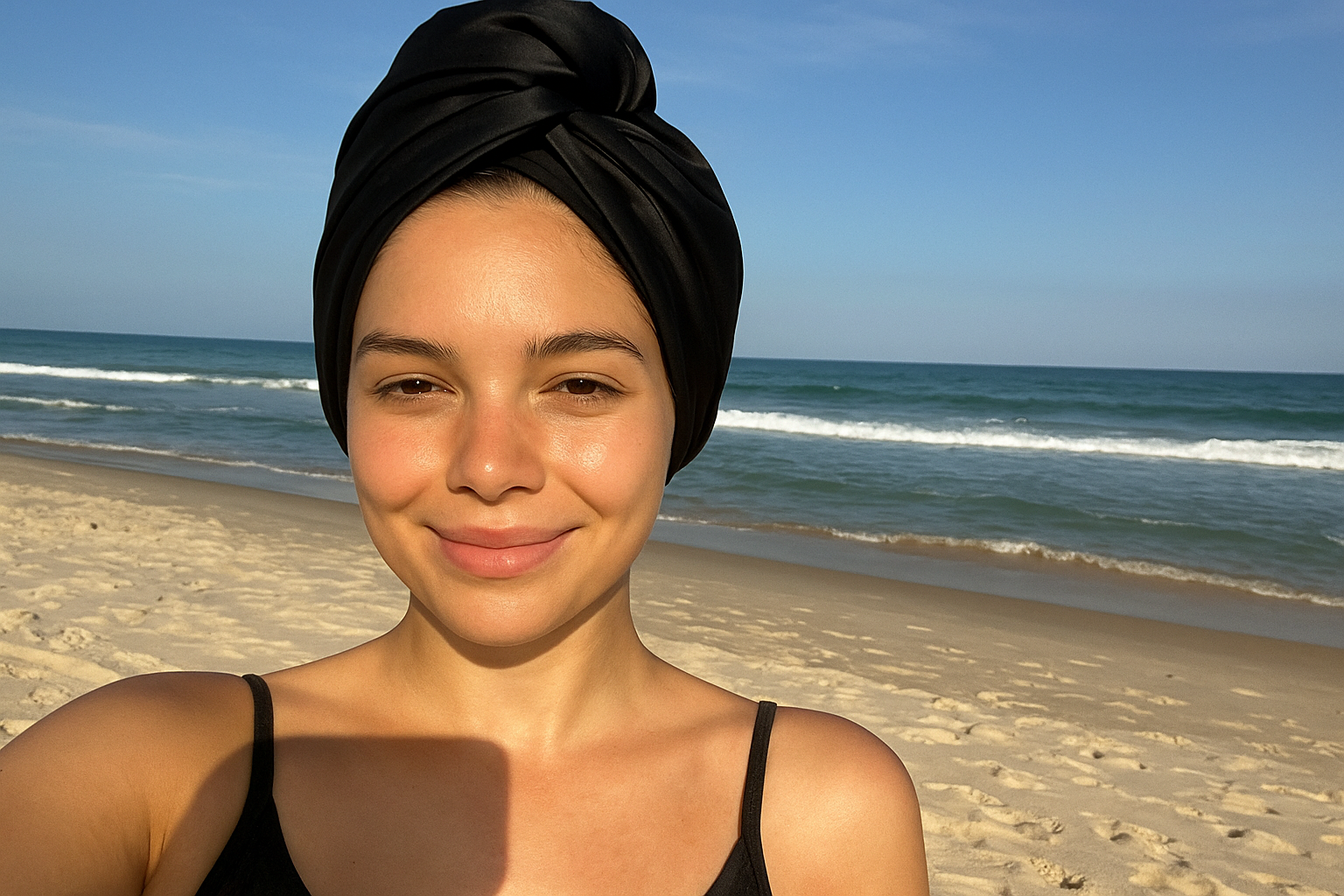 Hair wraps for beach and spa