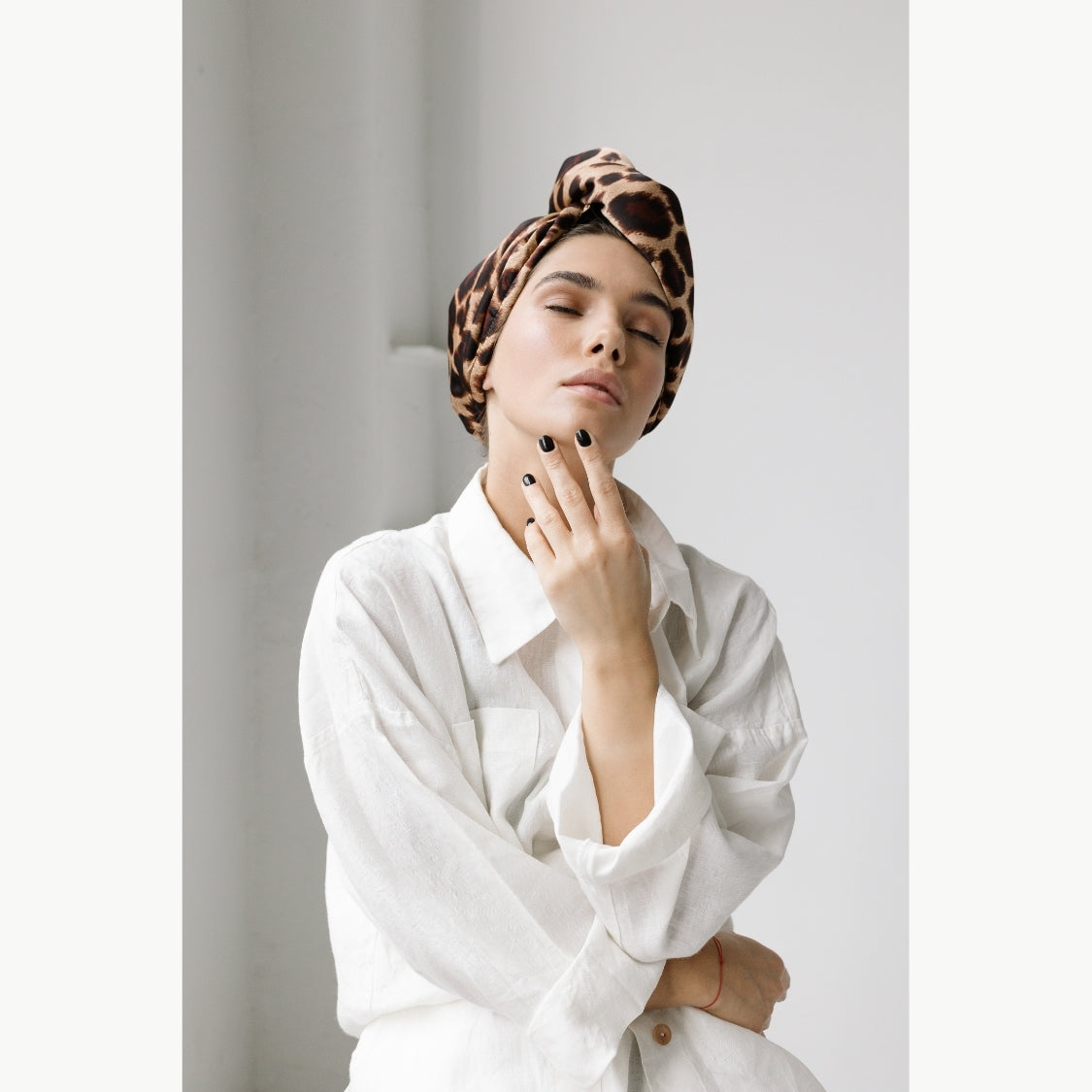 Hair-drying turban - Panther