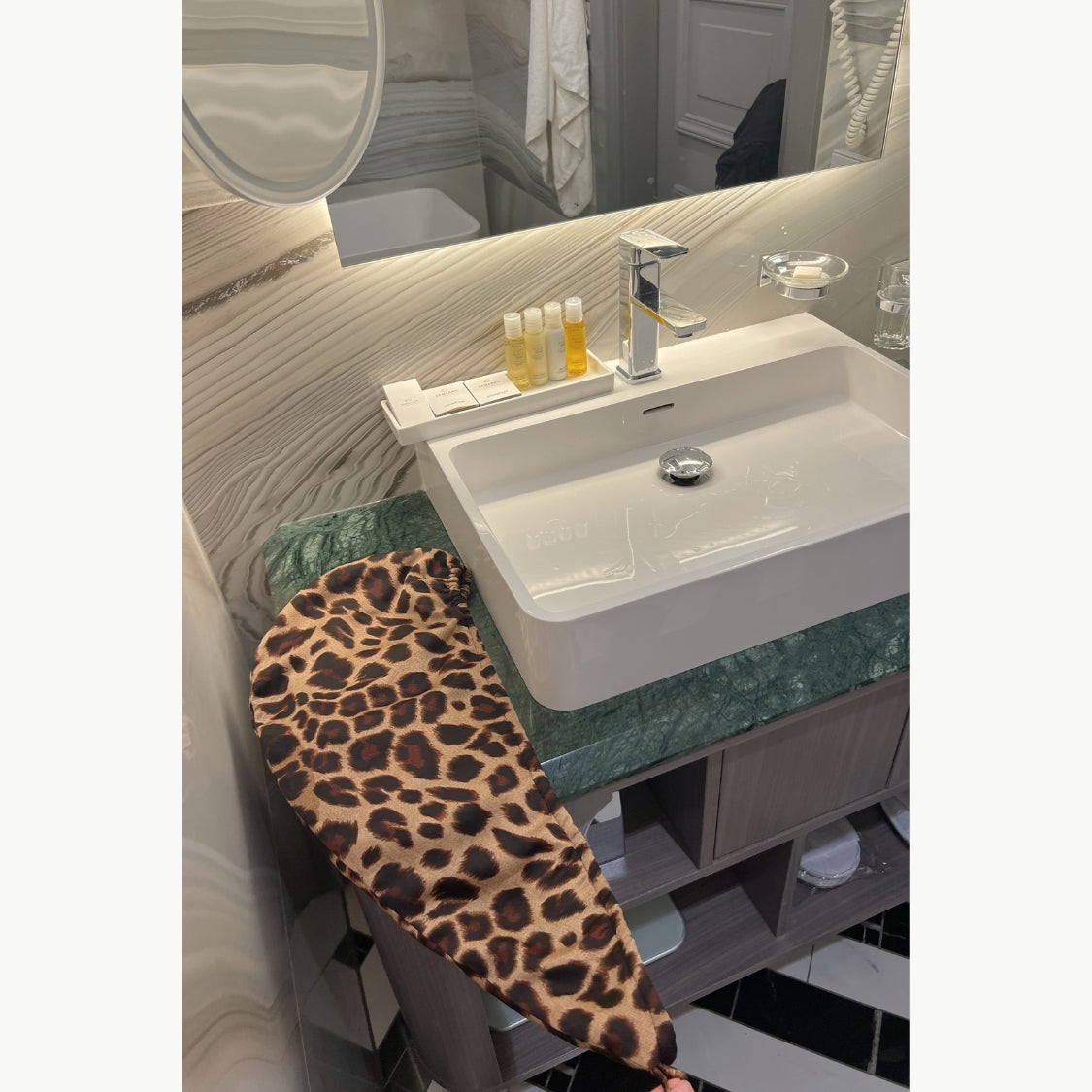 Hair-drying turban - Panther