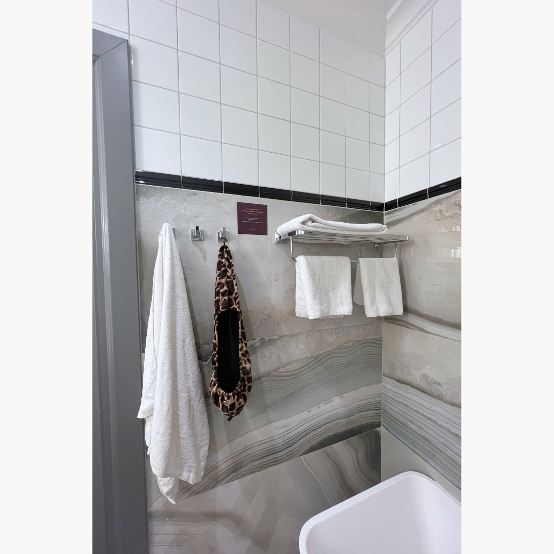 Hair-drying turban - Panther