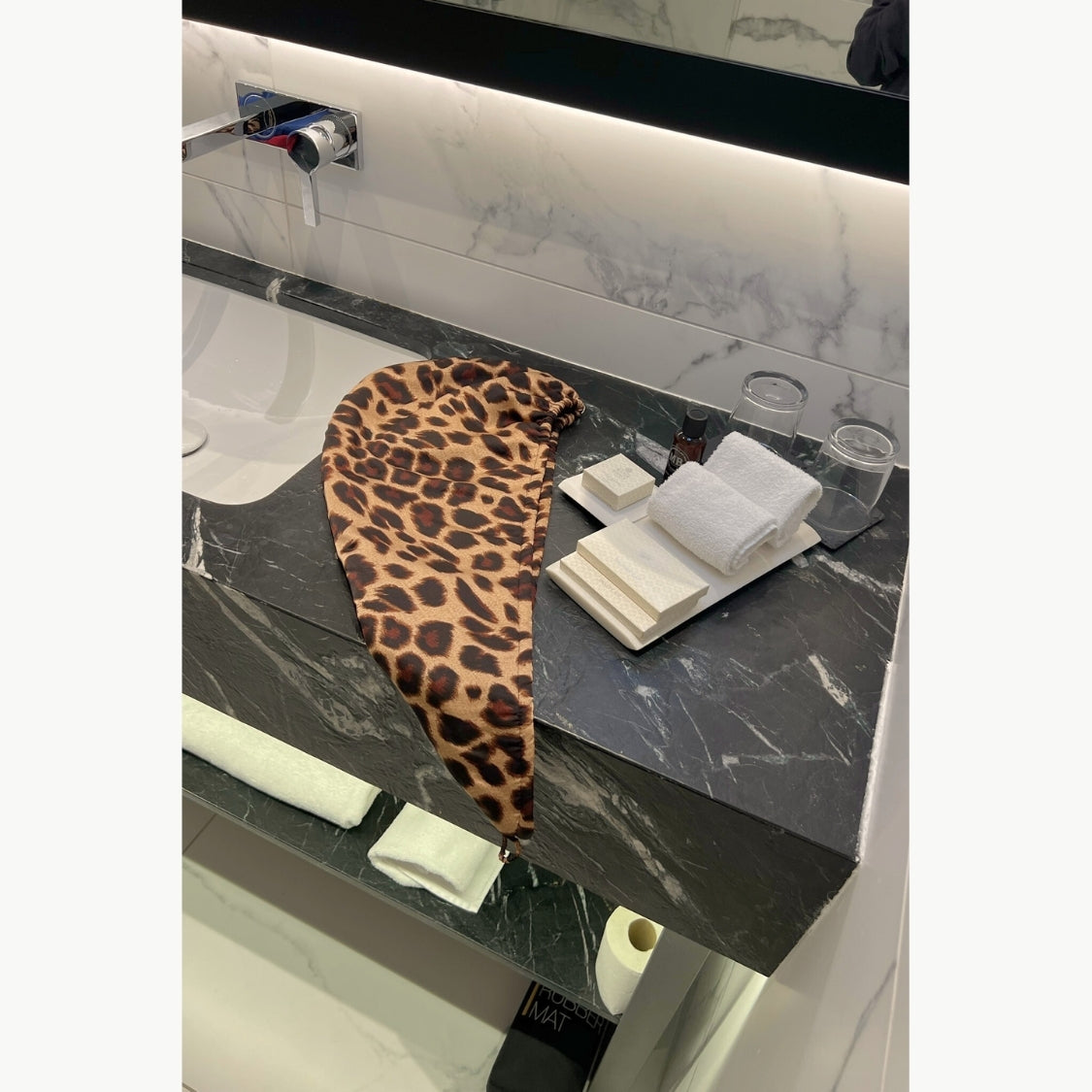 Hair-drying turban - Panther