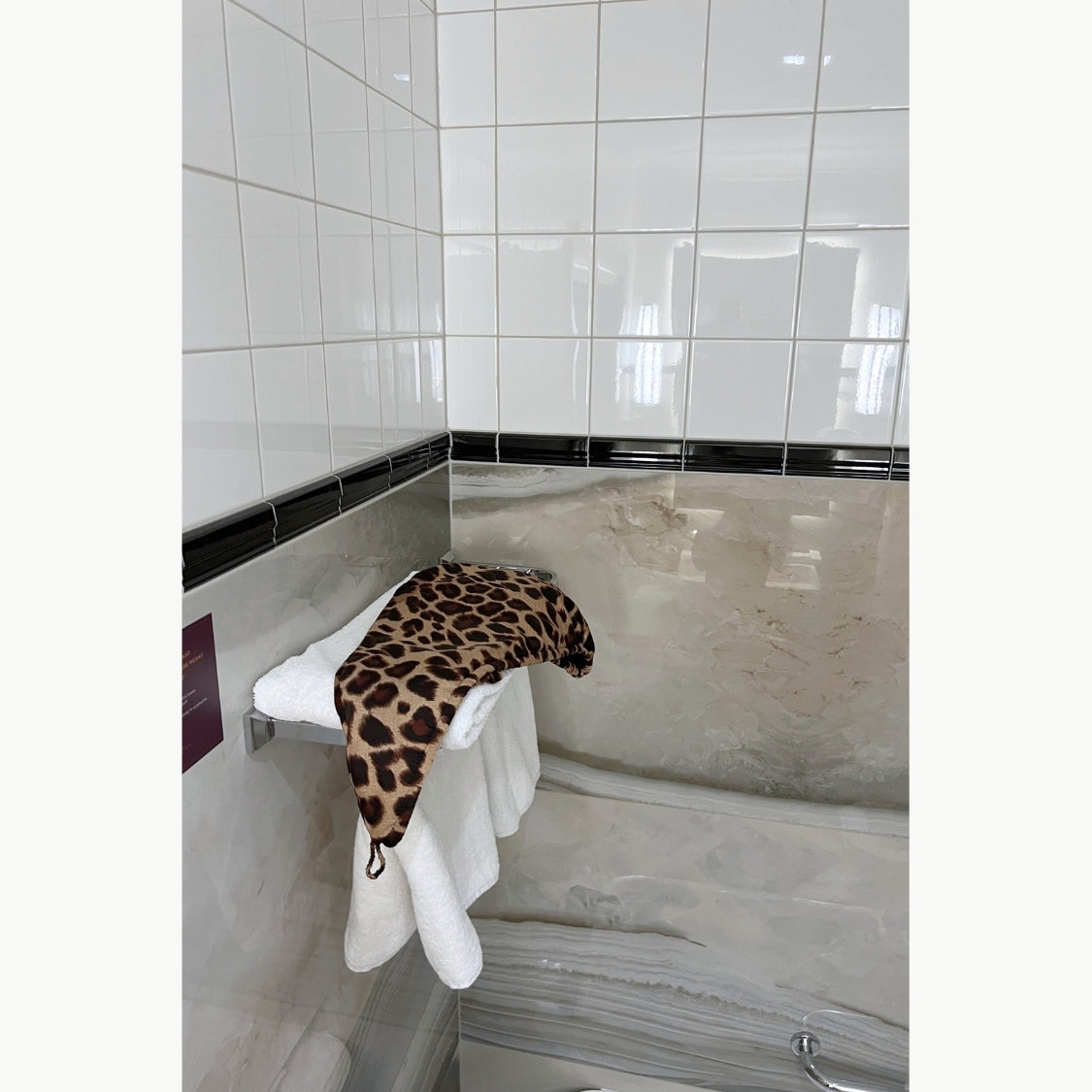 Hair-drying turban - Panther