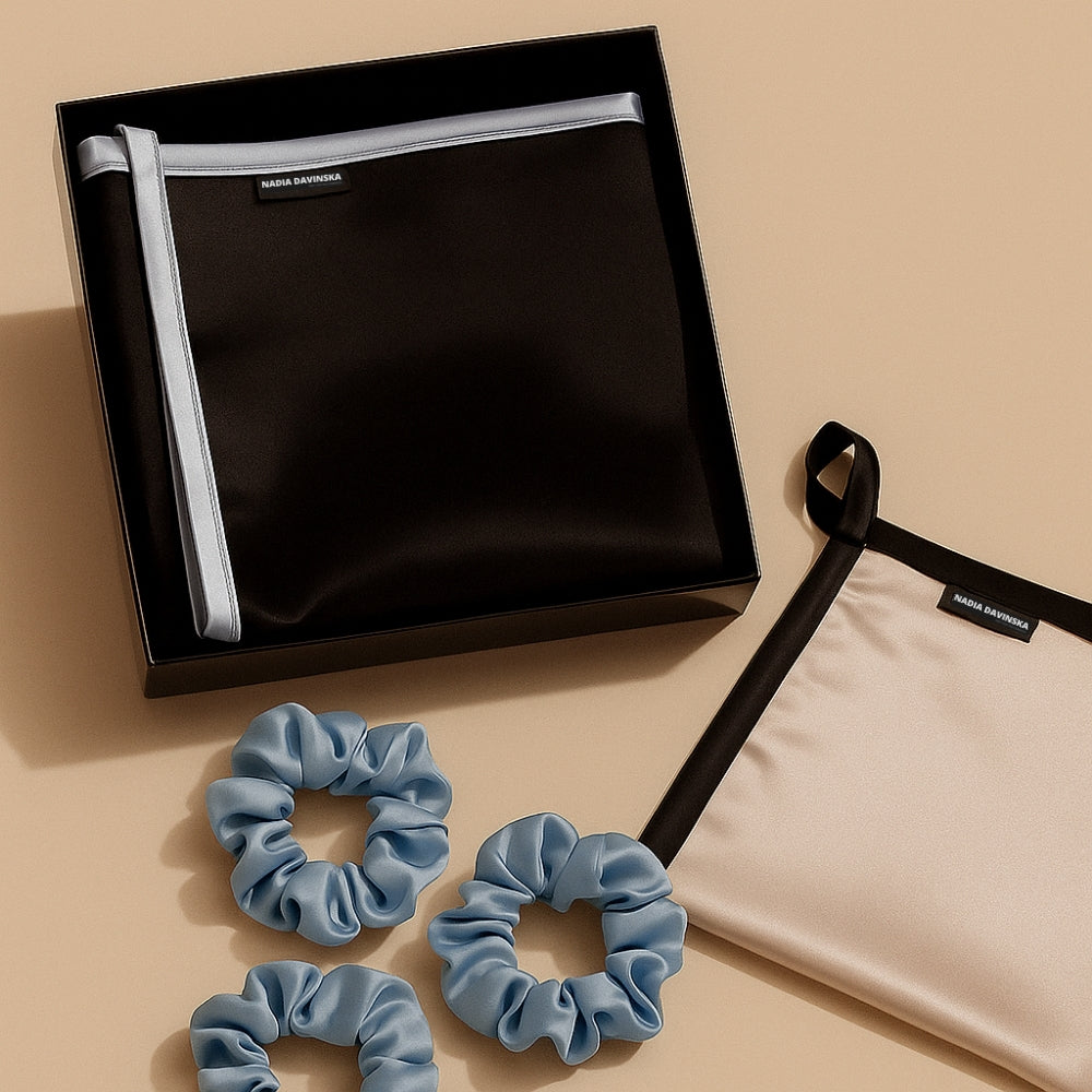 Celeste - Gift (2 Facial towels + 3 scrunchies)