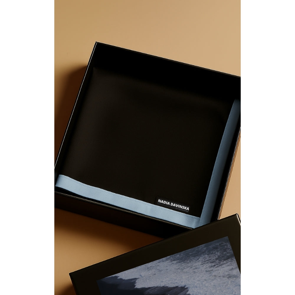 Pure Silk Facial Towel - Celeste