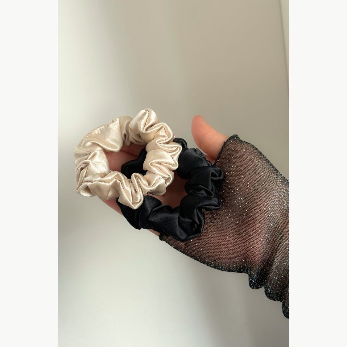Pure Silk Scrunchie - Silk Pearl