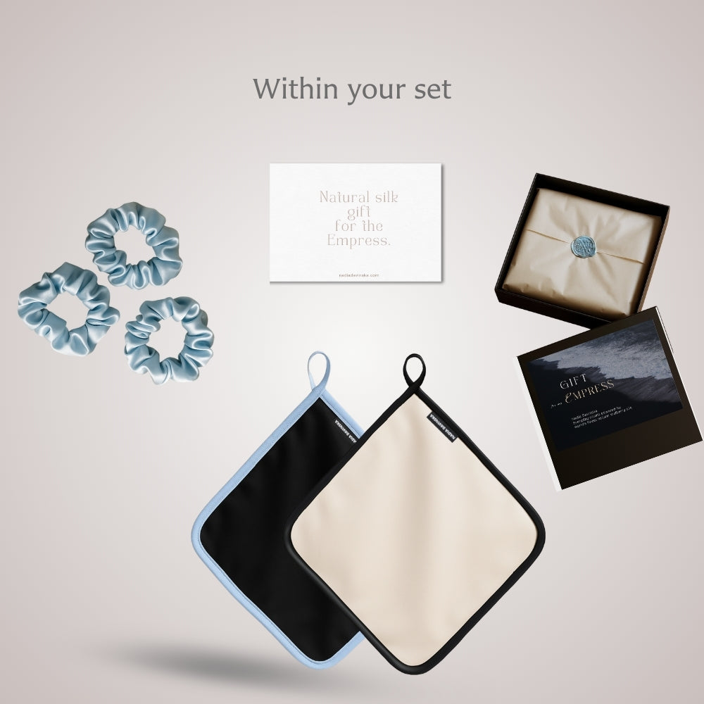 Celeste - Gift (2 Facial towels + 3 scrunchies)