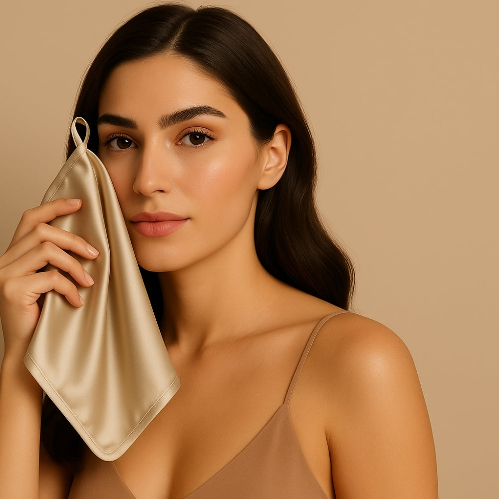 Pure Silk Facial Towel - Lumière
