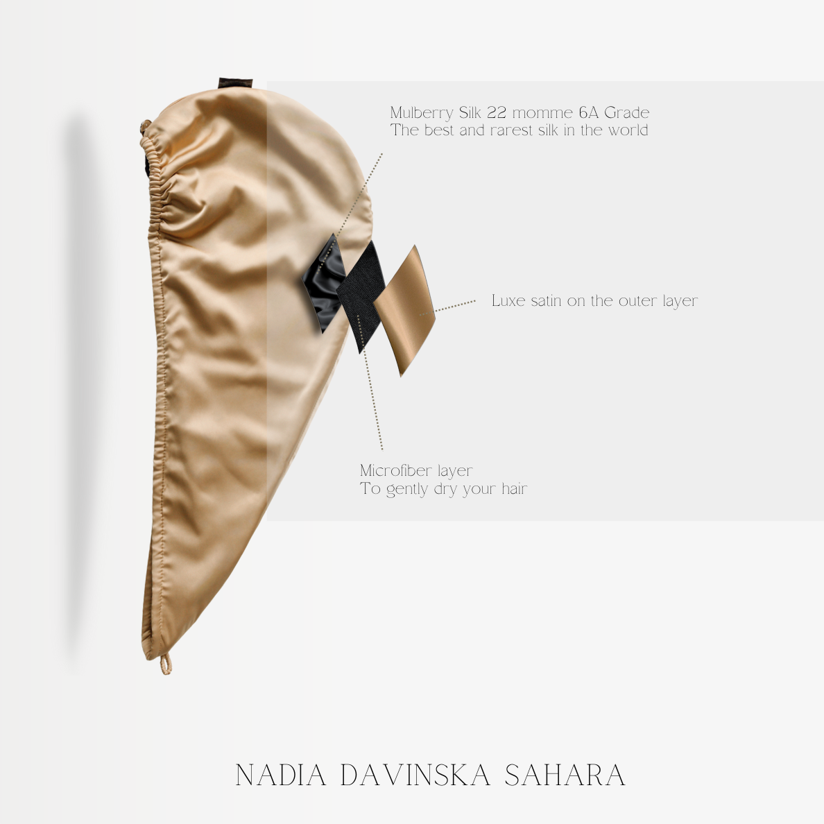 Hair-drying turban - Sahara