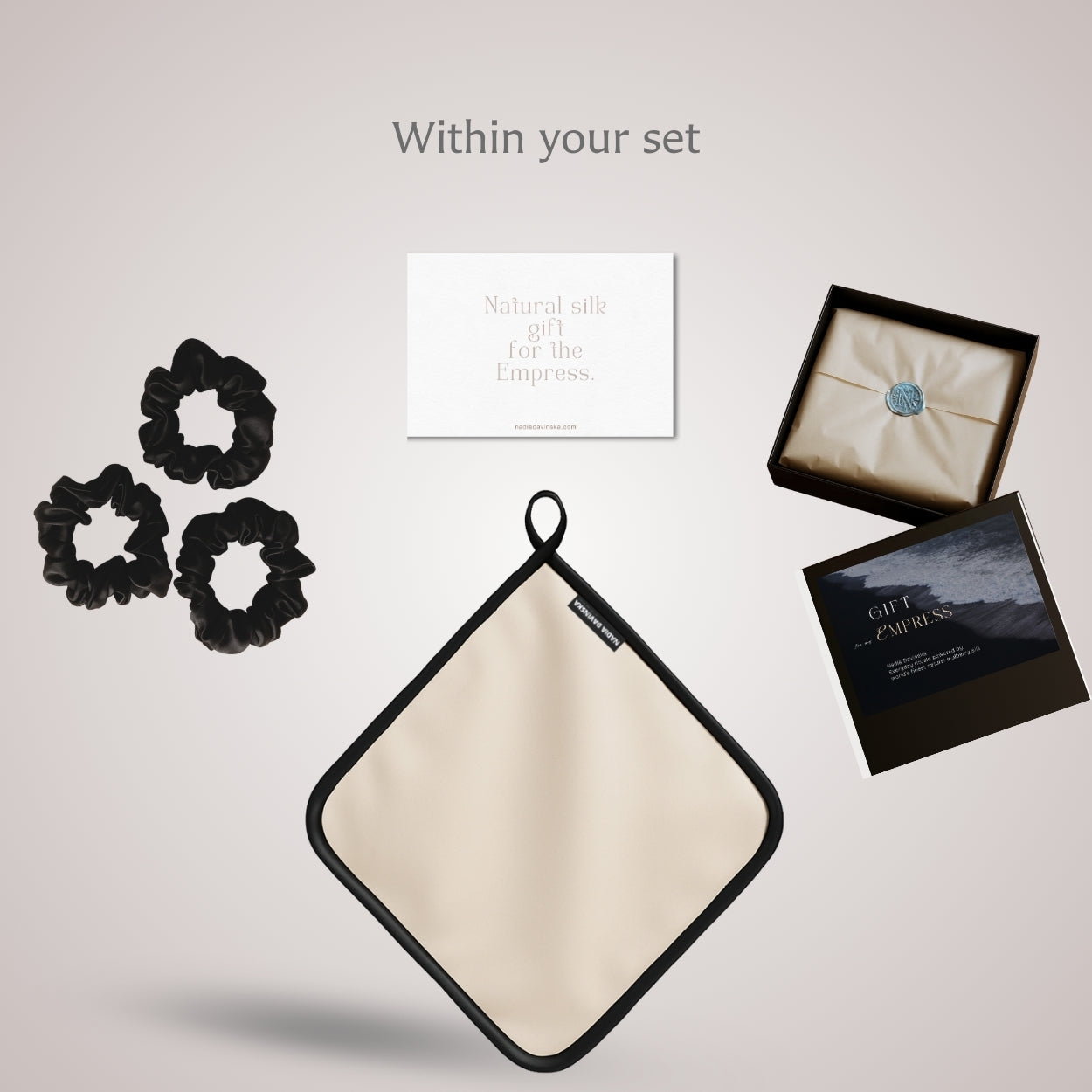 Noir - Ceremony (Facial towel + 3 scrunchies)